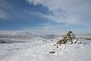 06-1418 Cronkley Fell and Noon Hill in Winter from the Cairn, Whiteholm Bank, Upper Teesdale, County Durham.